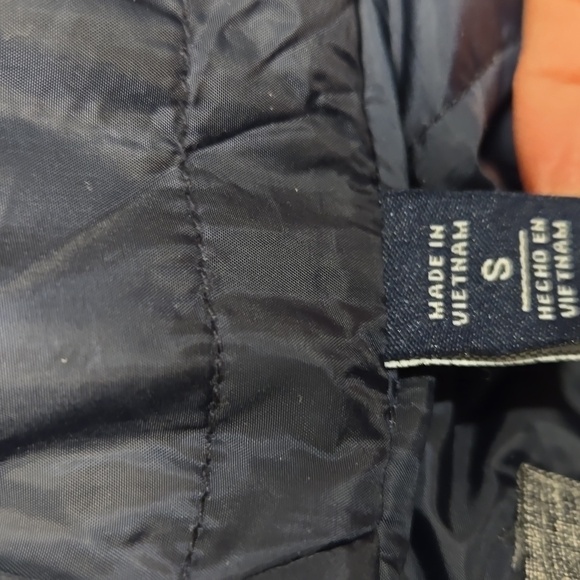 Tommy Hilfiger Men's Gray Water and Wind Resistant Quilted Zip Hood Jacket Sz S - Picture 6 of 16